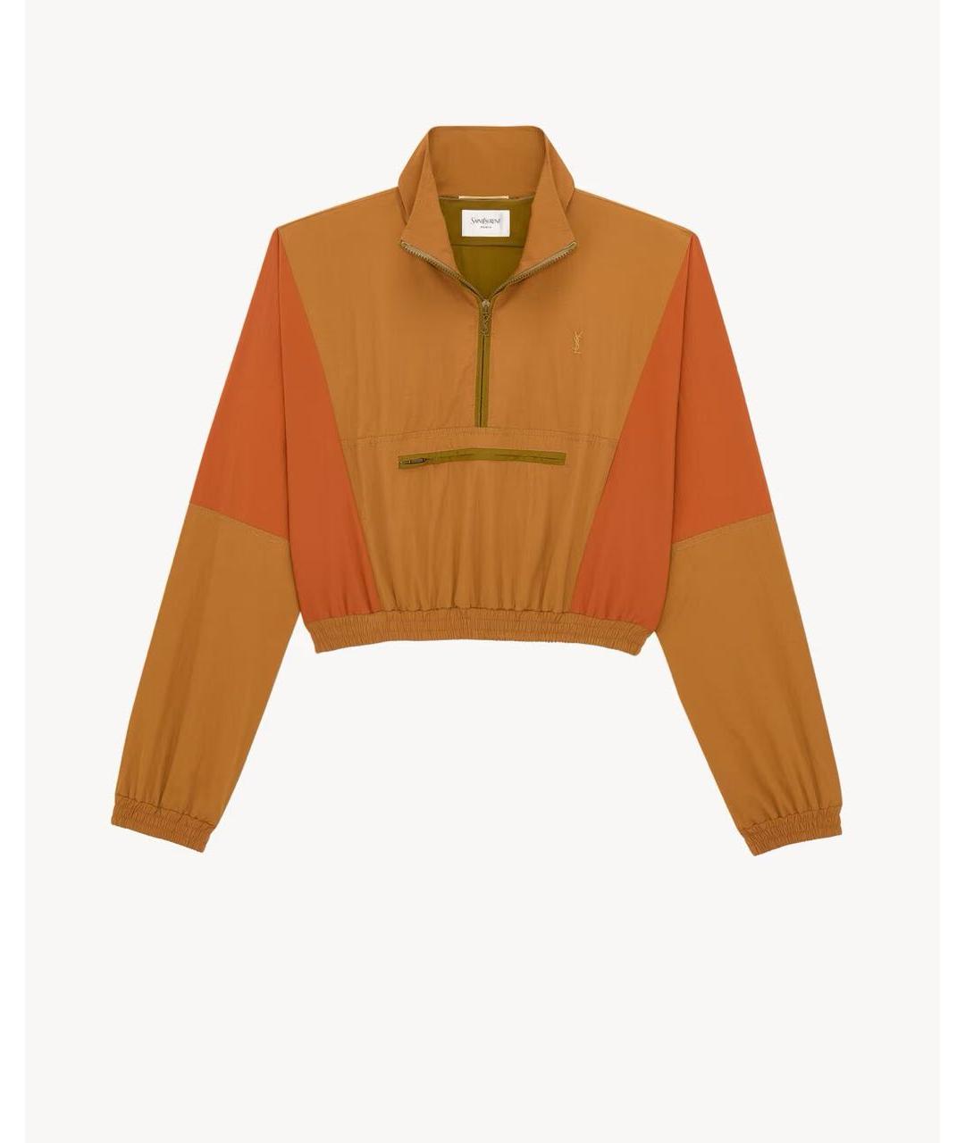 SAINT LAURENT Горчичная куртка, фото 3