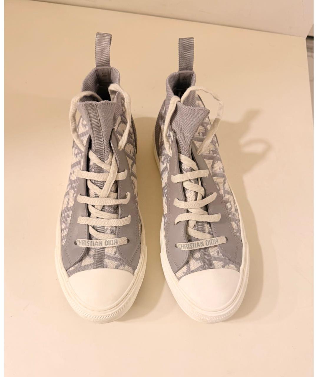 CHRISTIAN DIOR Серые кеды, фото 2