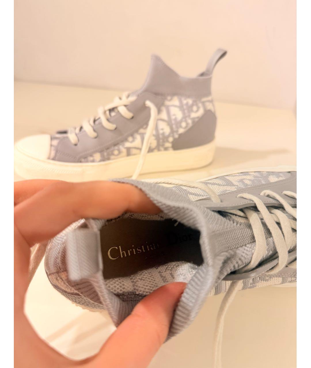 CHRISTIAN DIOR Серые кеды, фото 6