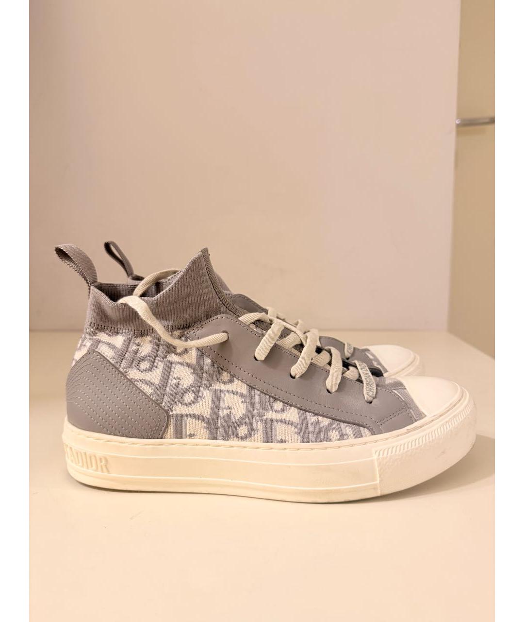 CHRISTIAN DIOR Серые кеды, фото 8