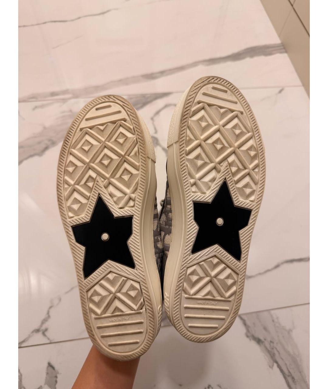 CHRISTIAN DIOR Серые кеды, фото 7