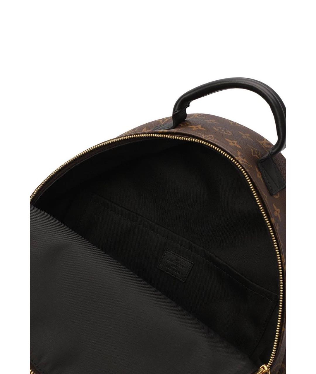 LOUIS VUITTON Коричневый кожаный рюкзак, фото 7