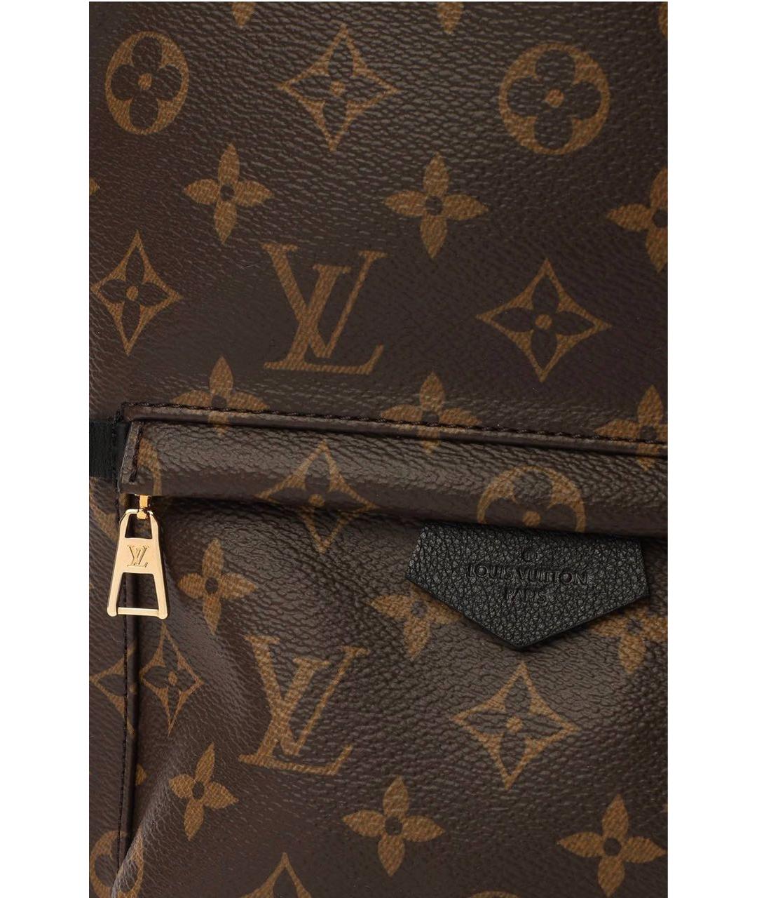 LOUIS VUITTON Коричневый кожаный рюкзак, фото 6