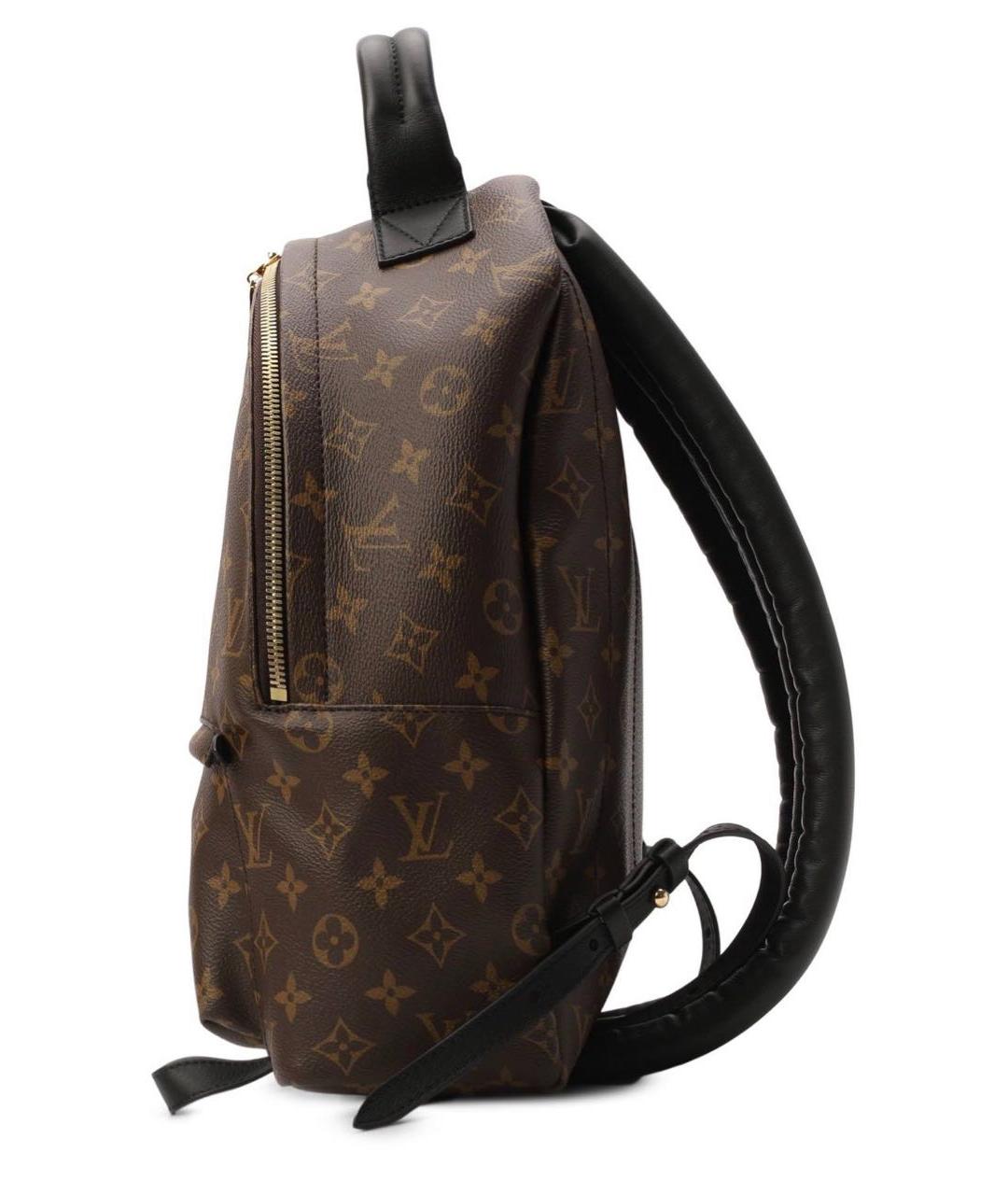 LOUIS VUITTON Коричневый кожаный рюкзак, фото 3