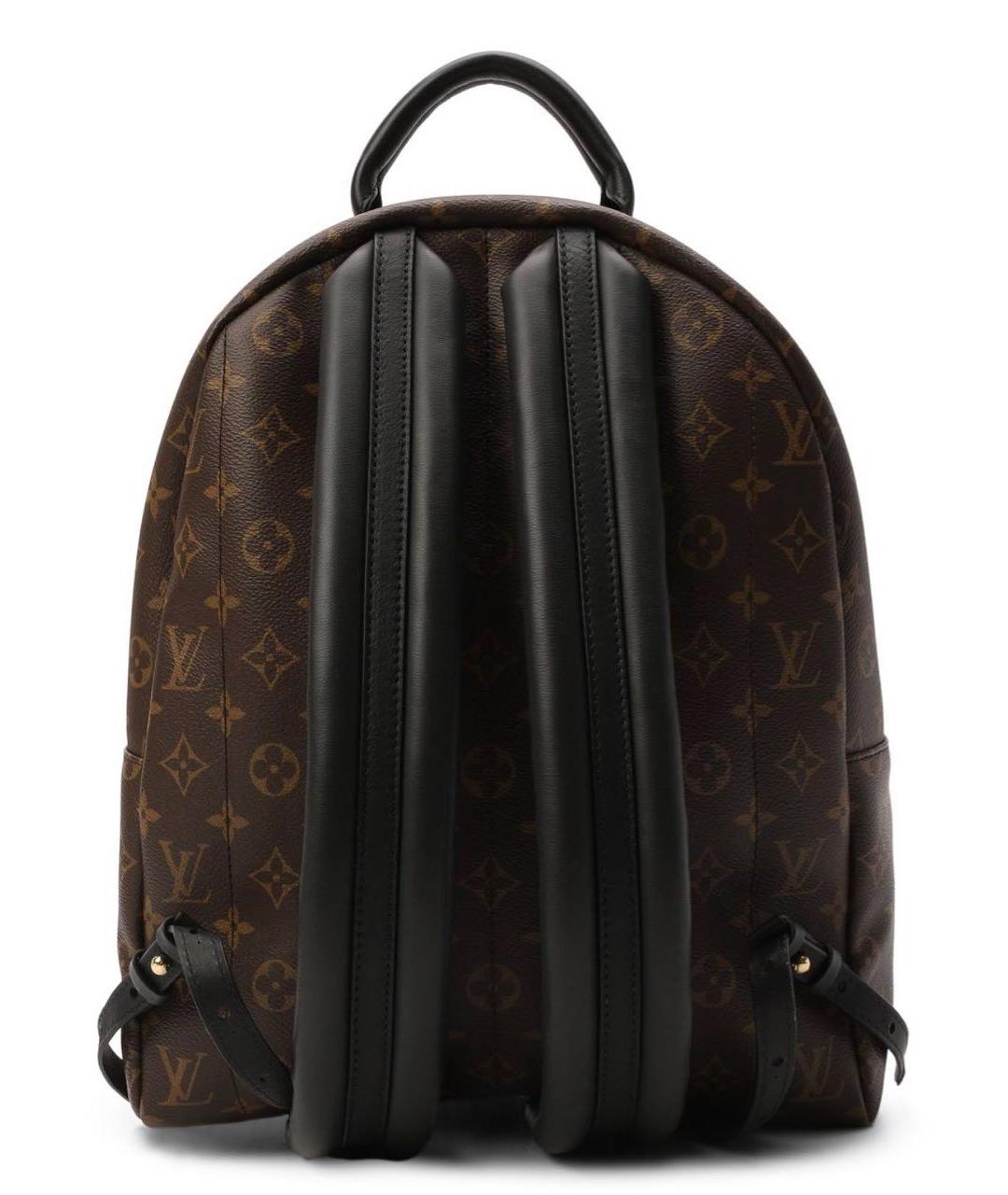 LOUIS VUITTON Коричневый кожаный рюкзак, фото 2