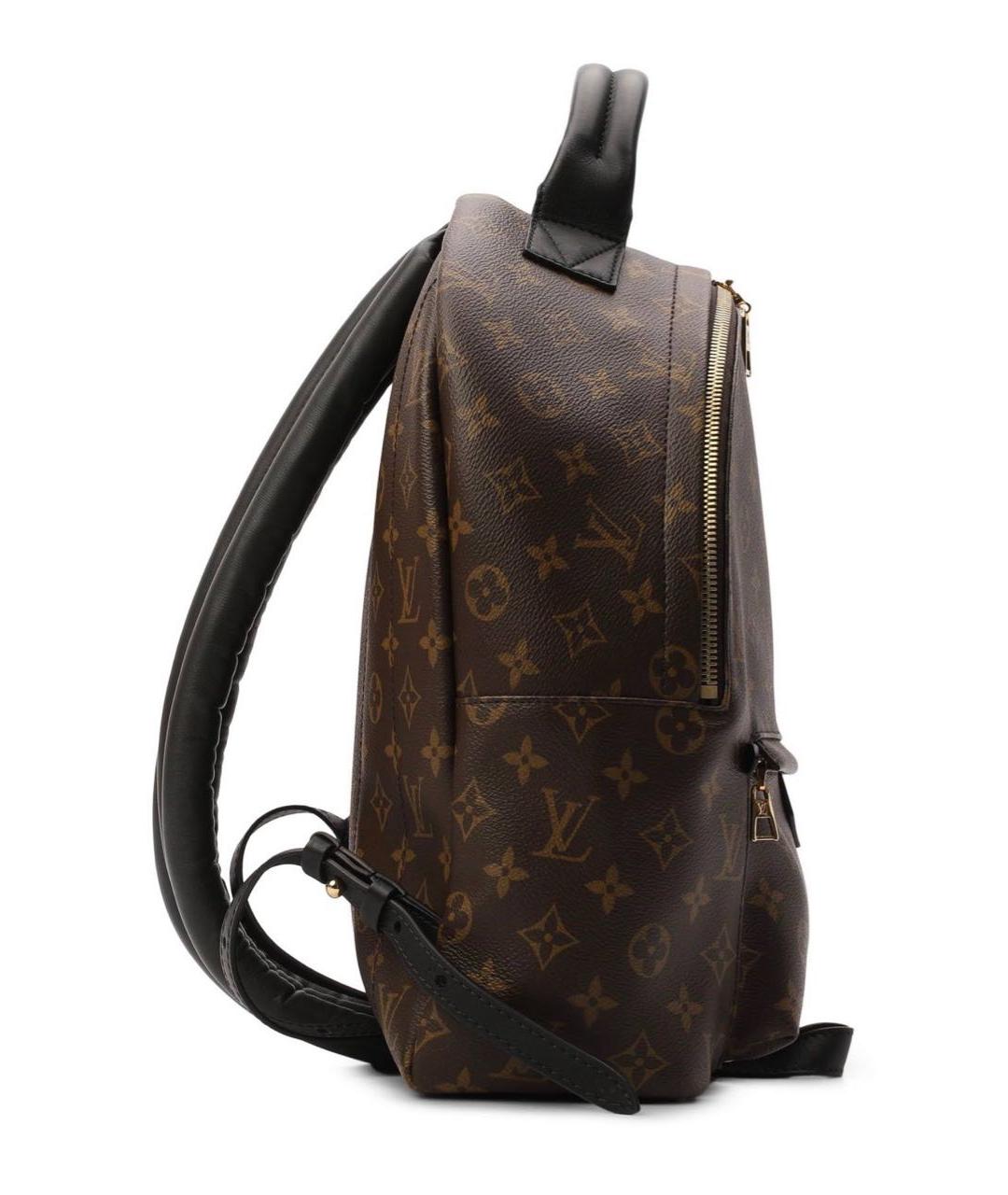 LOUIS VUITTON Коричневый кожаный рюкзак, фото 4