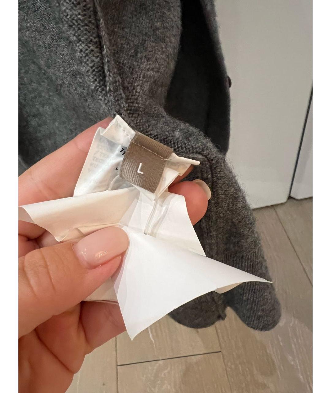 12 STOREEZ Антрацитовая кашемировая рубашка, фото 5