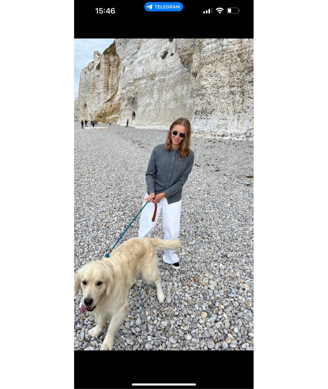 12 STOREEZ Антрацитовая кашемировая рубашка, фото 7