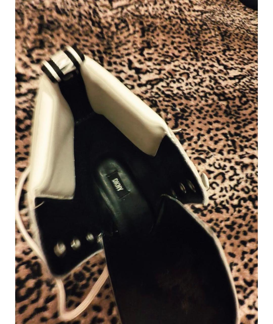 DKNY Бежевые кожаные ботинки, фото 7