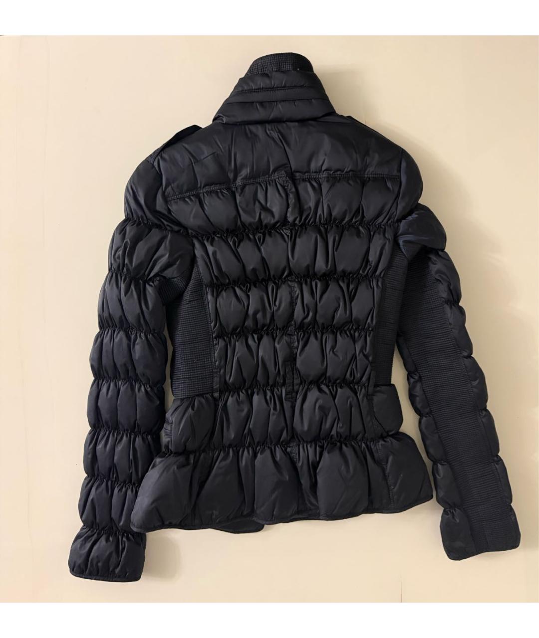 BURBERRY Темно-синий полиамидовый пуховик, фото 2
