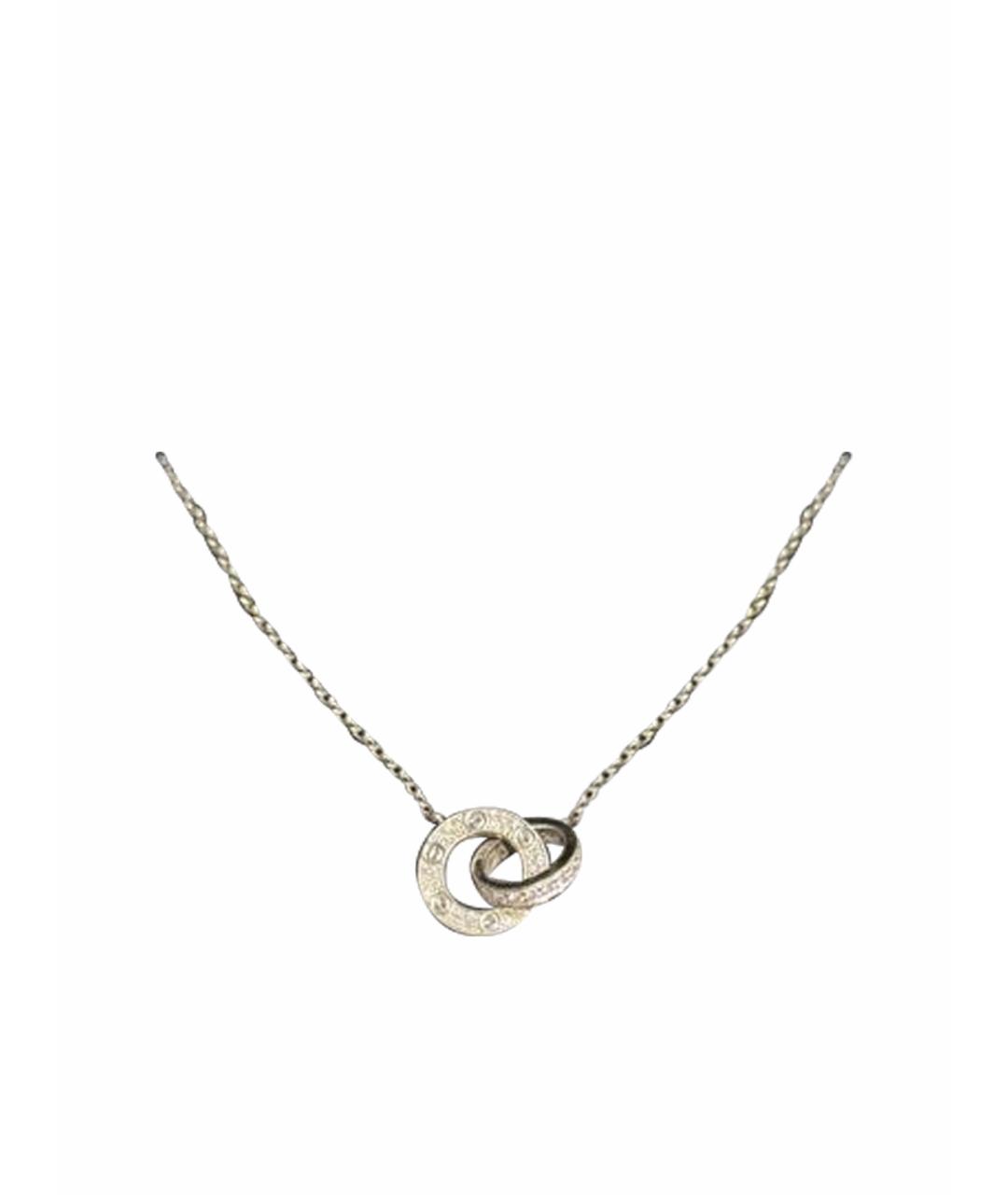 CARTIER Серебряная подвеска из белого золота, фото 1