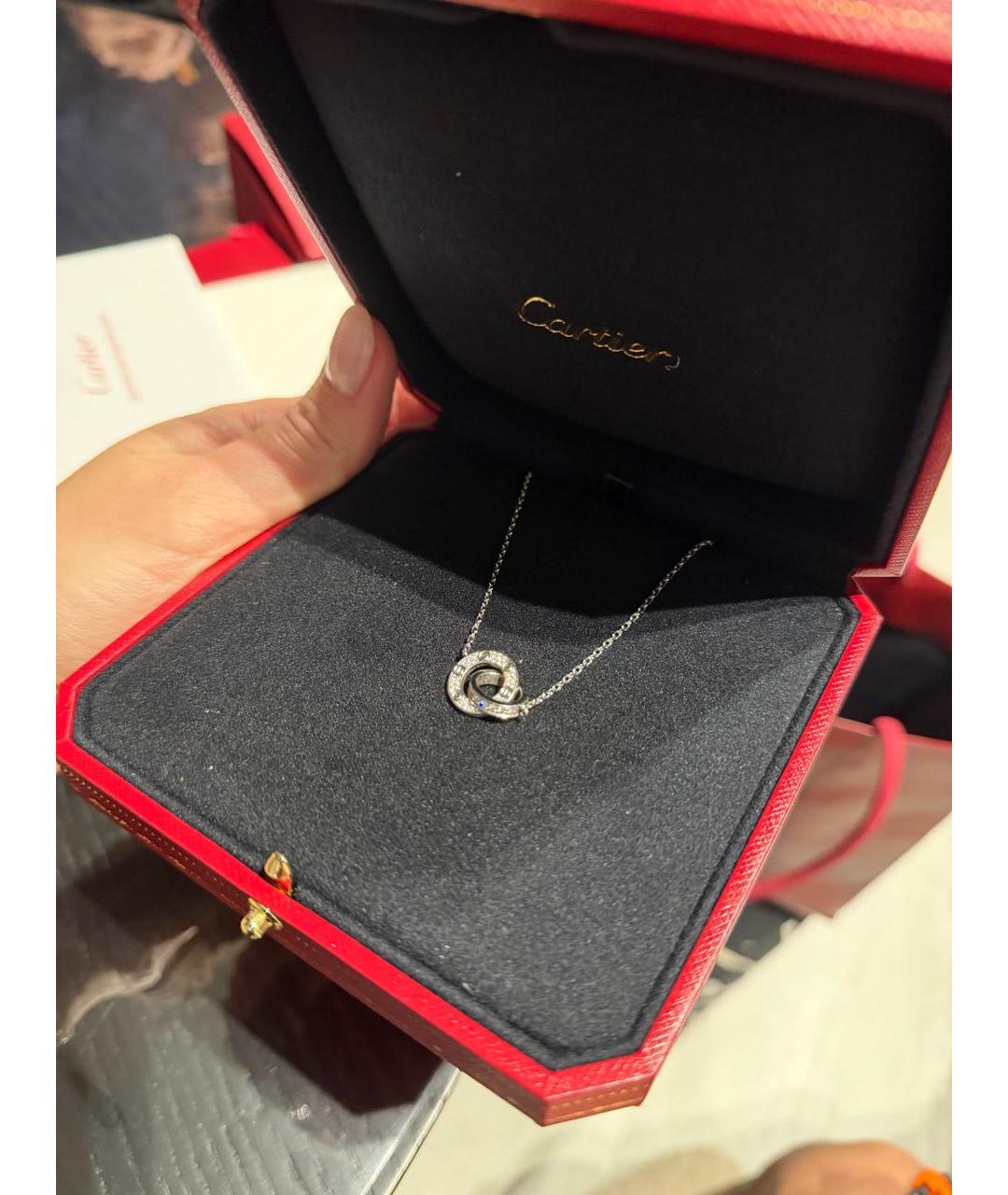 CARTIER Серебряная подвеска из белого золота, фото 2