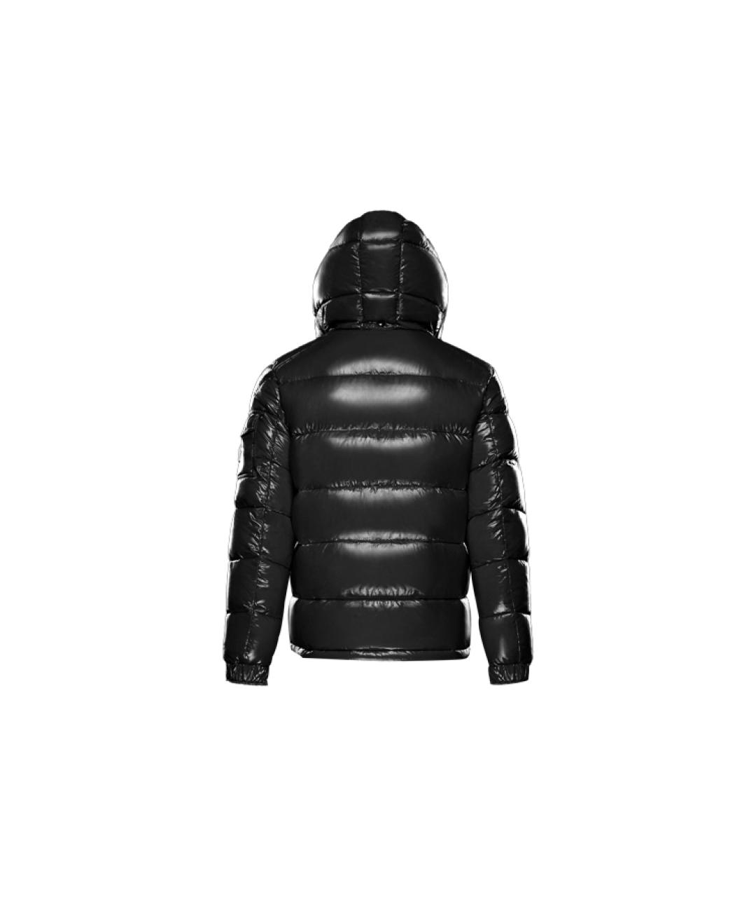 MONCLER Черный пуховик, фото 2