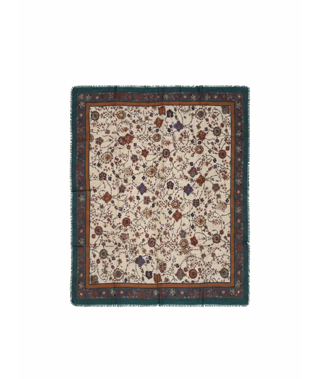 LORO PIANA Серый кашемировый платок, фото 1