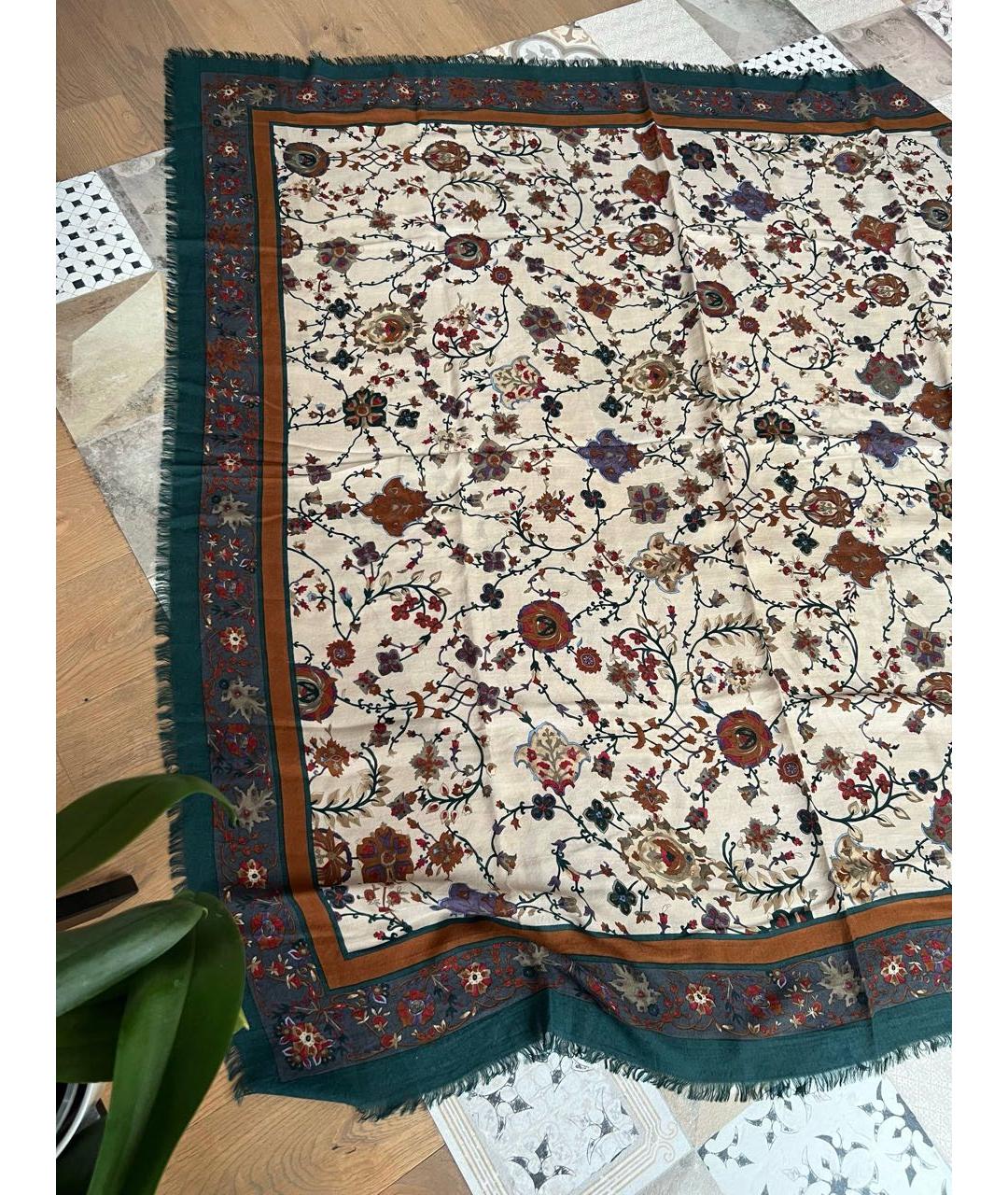 LORO PIANA Серый кашемировый платок, фото 2