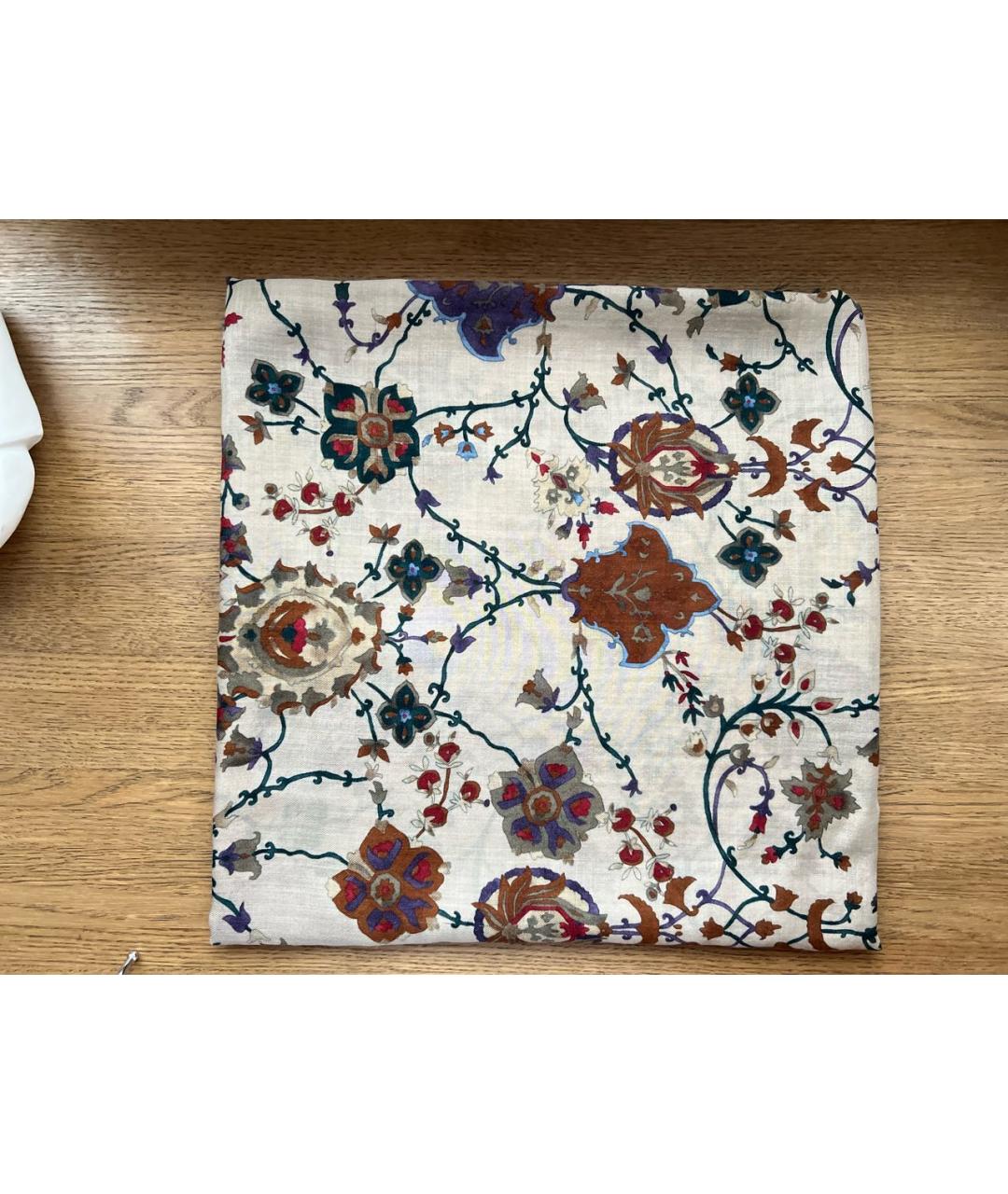 LORO PIANA Серый кашемировый платок, фото 6