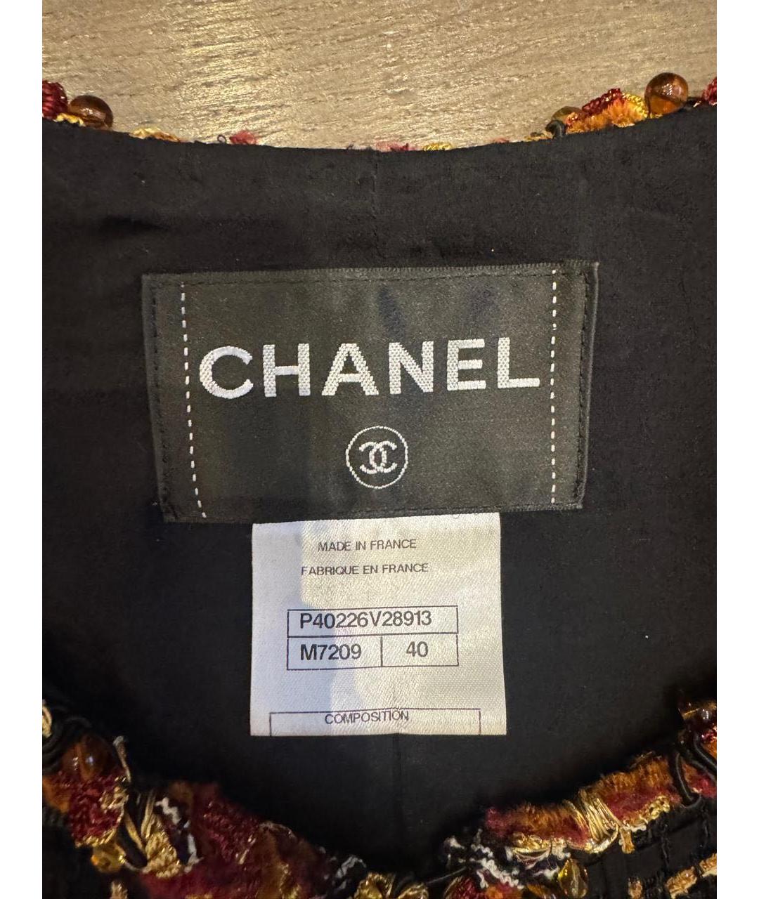 CHANEL Вискозный жакет/пиджак, фото 4