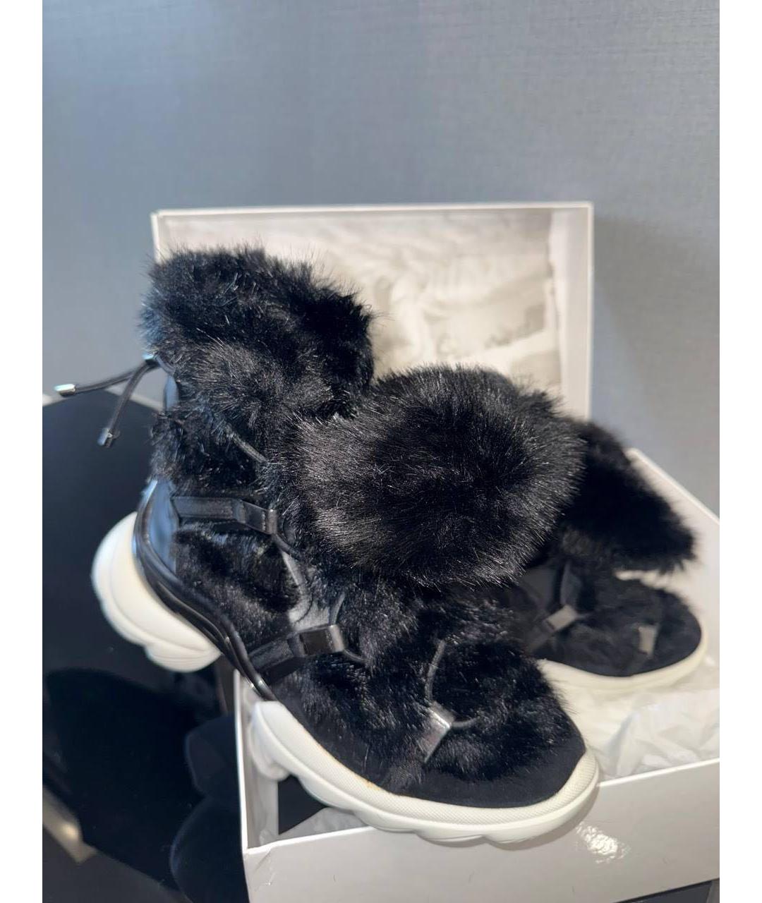 MONCLER Черные ботинки, фото 2