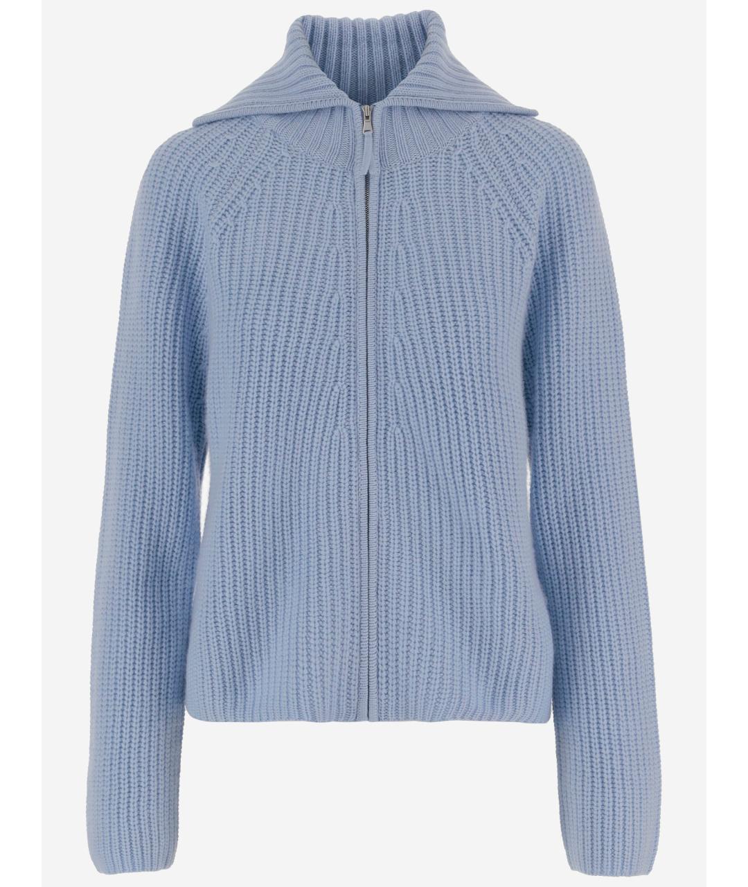 ALLUDE Голубой шерстяной кардиган, фото 4