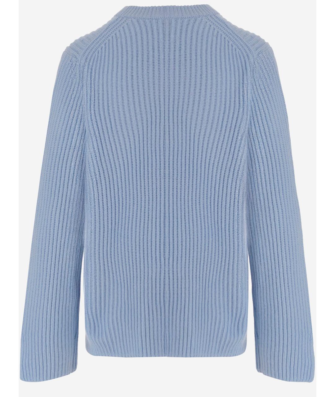 ALLUDE Голубой шерстяной джемпер / свитер, фото 2