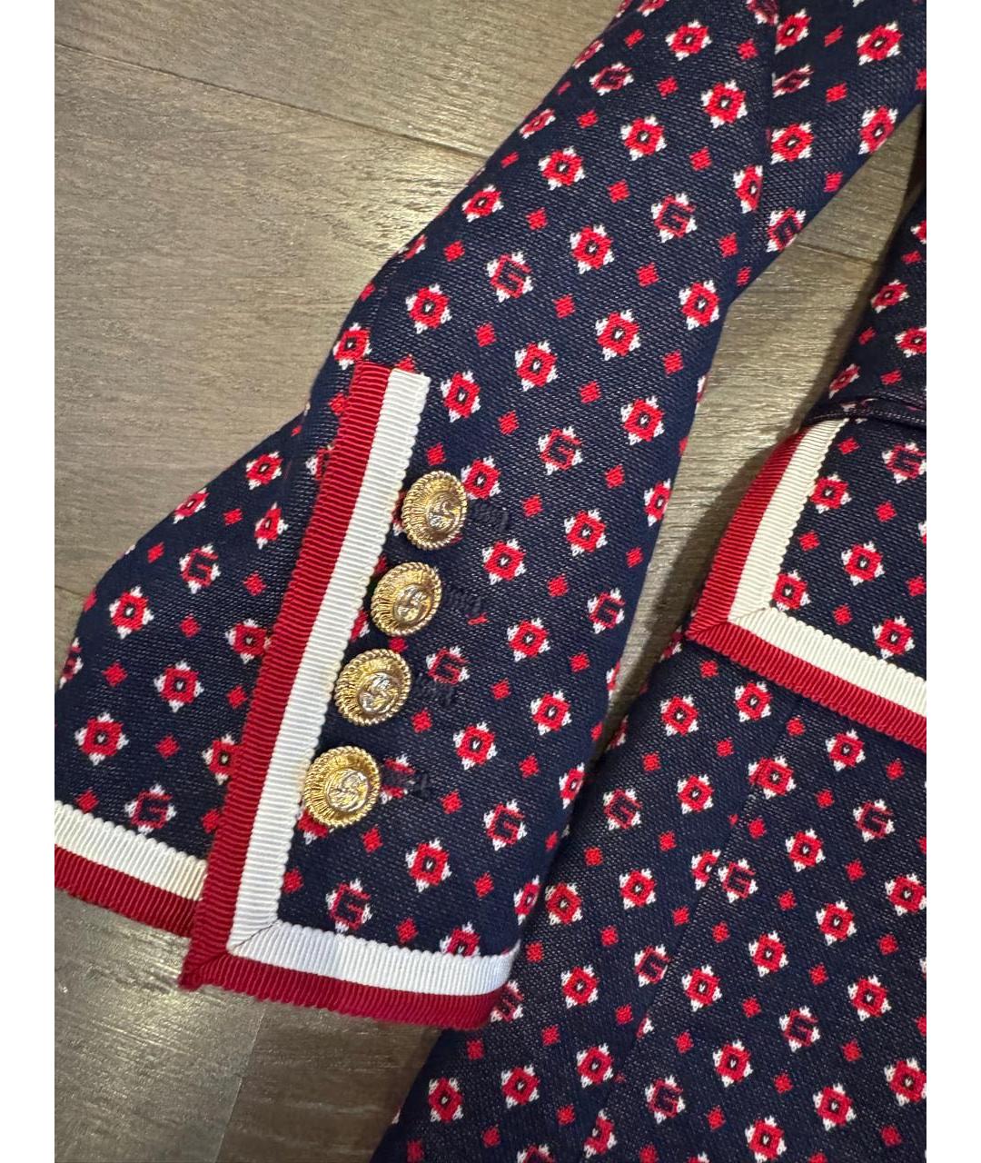 GUCCI Хлопко-эластановый жакет/пиджак, фото 6