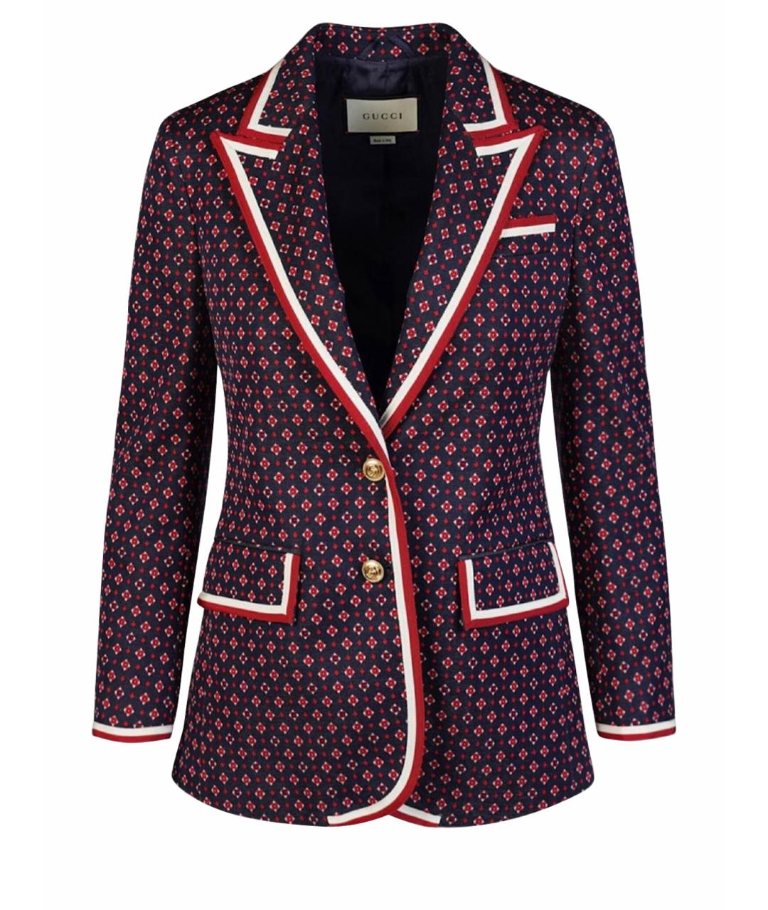 GUCCI Хлопко-эластановый жакет/пиджак, фото 1