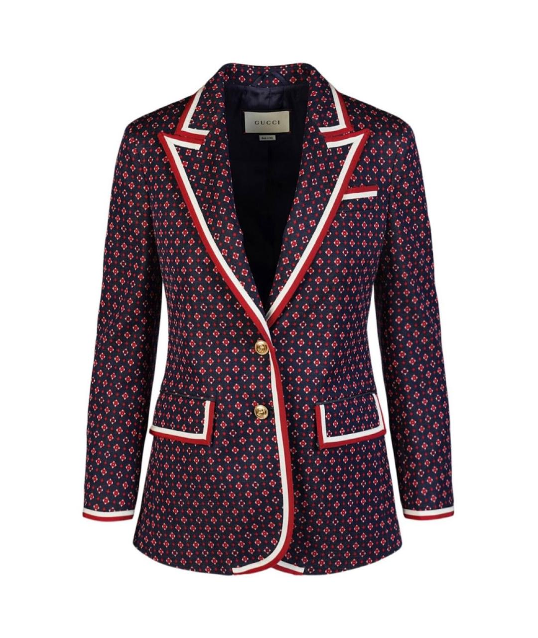 GUCCI Хлопко-эластановый жакет/пиджак, фото 9