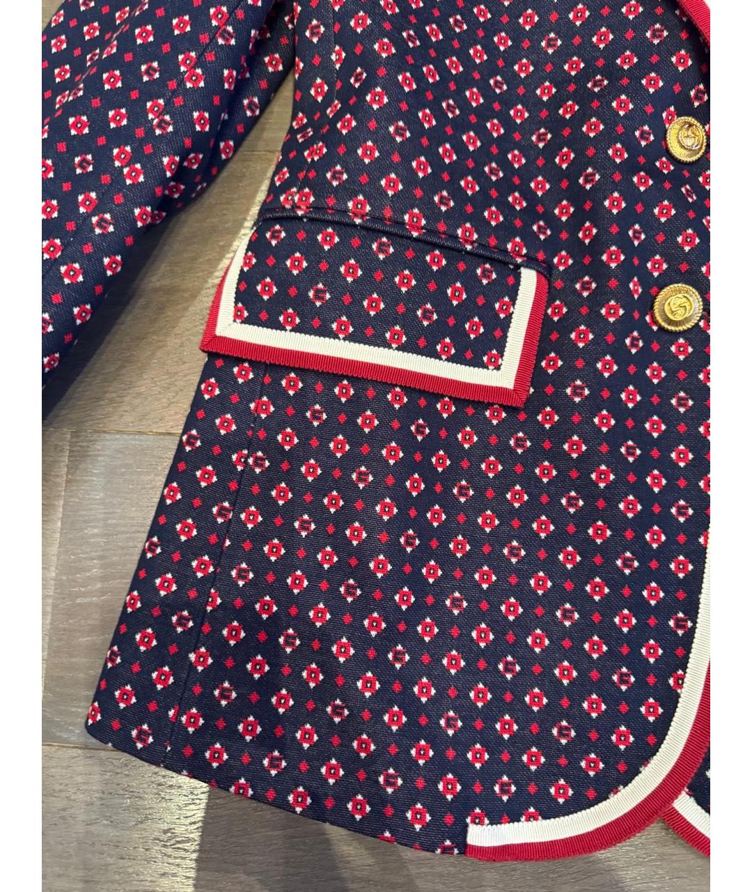 GUCCI Хлопко-эластановый жакет/пиджак, фото 5