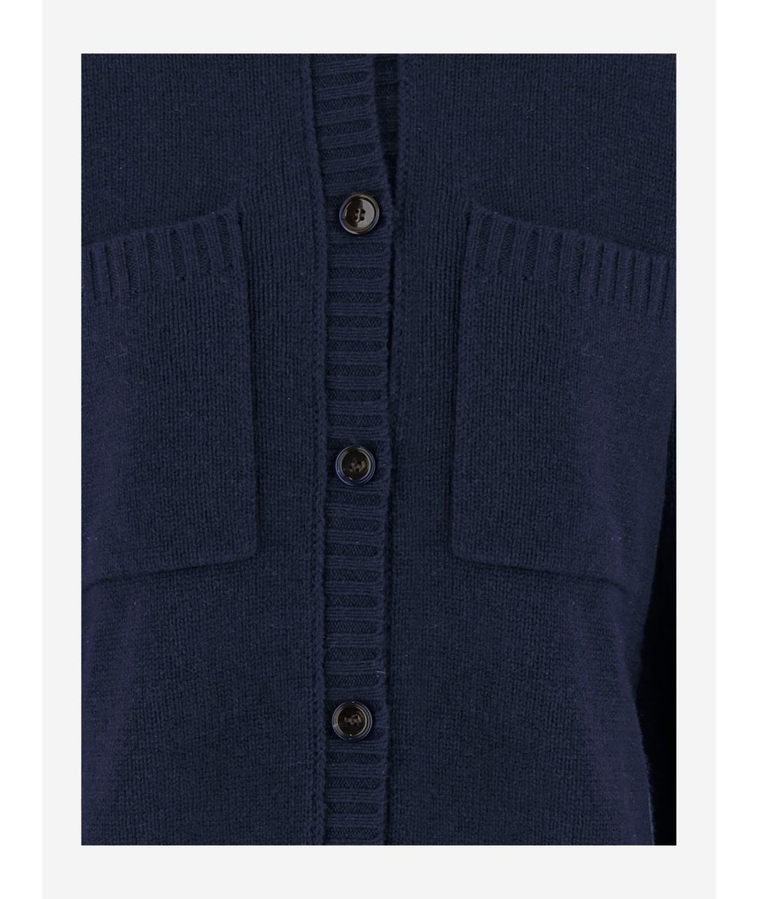 ALLUDE Синий шерстяной кардиган, фото 3