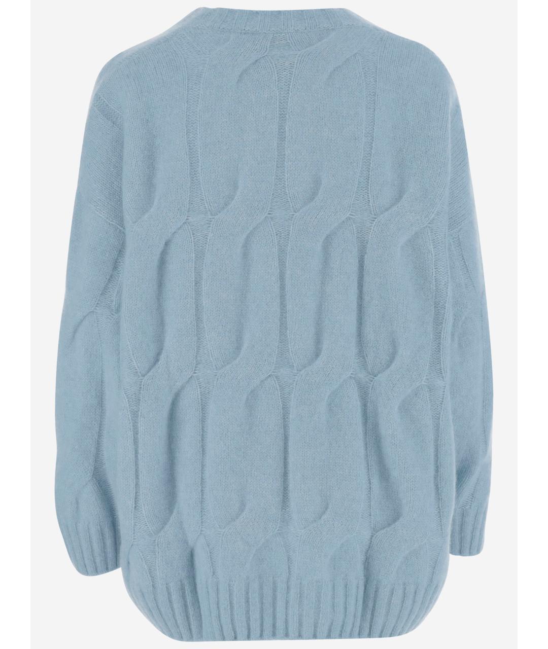 ALLUDE Голубой кашемировый джемпер / свитер, фото 2