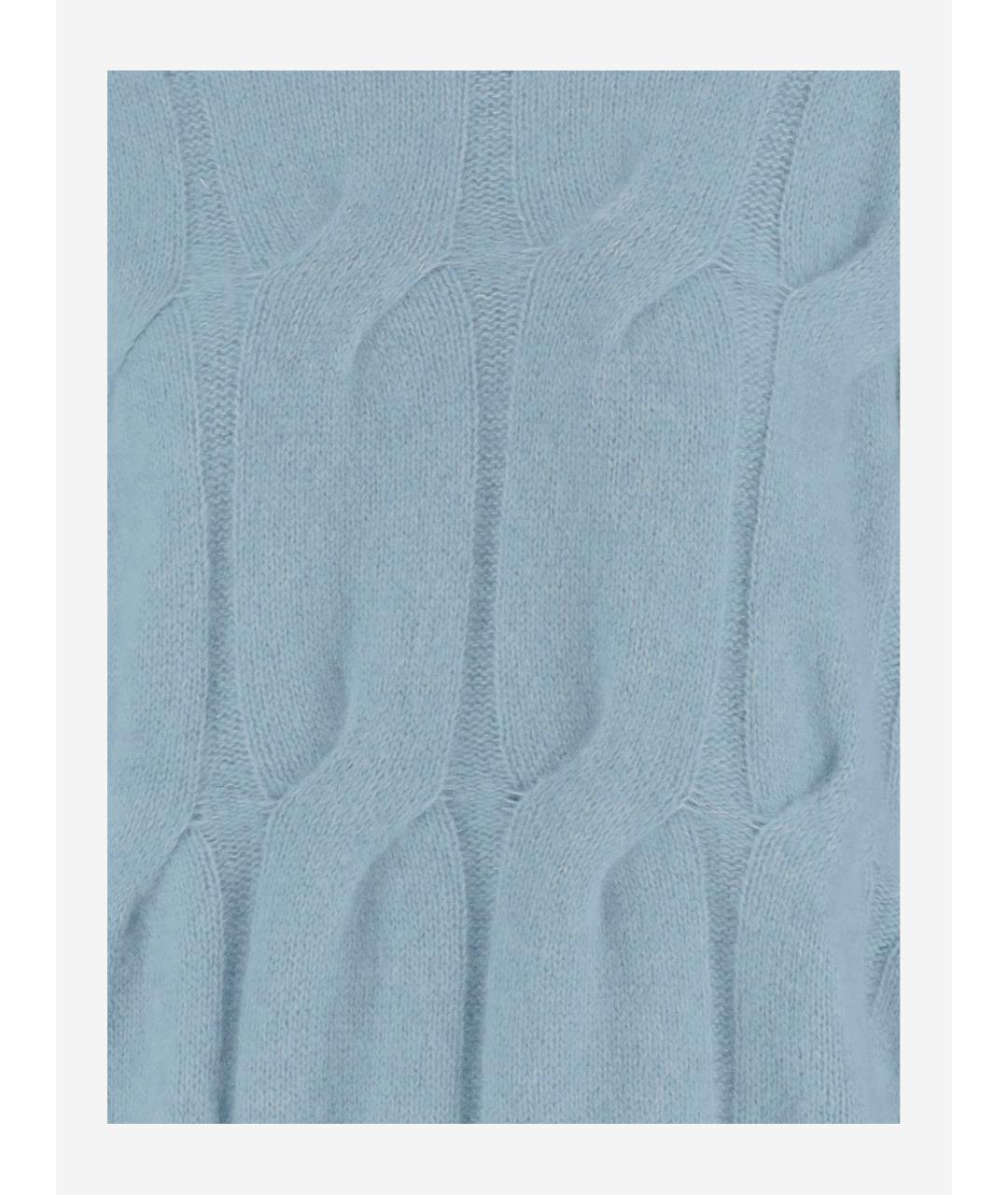 ALLUDE Голубой кашемировый джемпер / свитер, фото 3