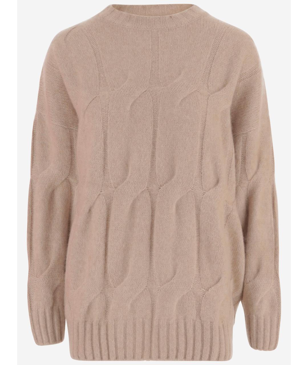 ALLUDE Бежевый кашемировый джемпер / свитер, фото 1