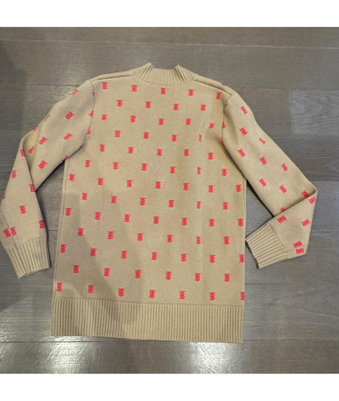 BURBERRY Бежевый кардиган, фото 2