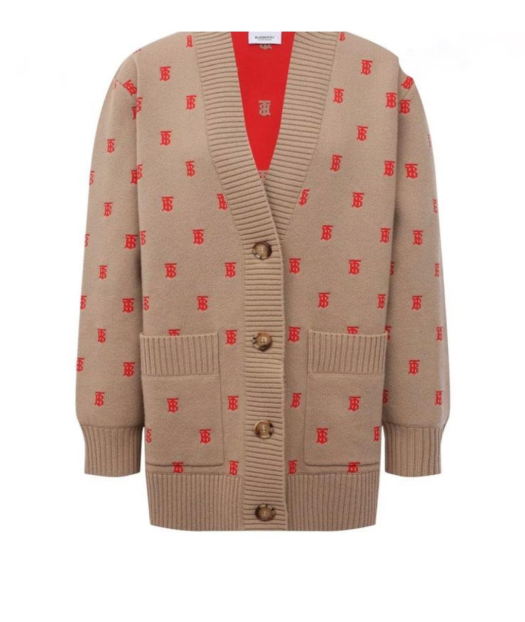 BURBERRY Бежевый кардиган, фото 9