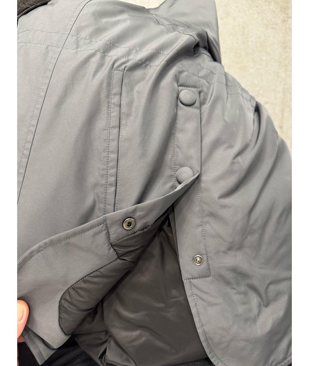 YVES SALOMON Антрацитовая куртка, фото 7
