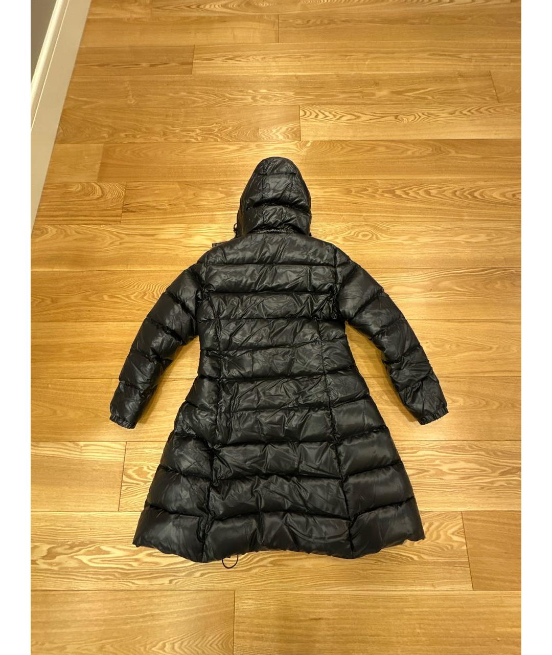 MONCLER Черная полиэстеровая куртка, фото 2