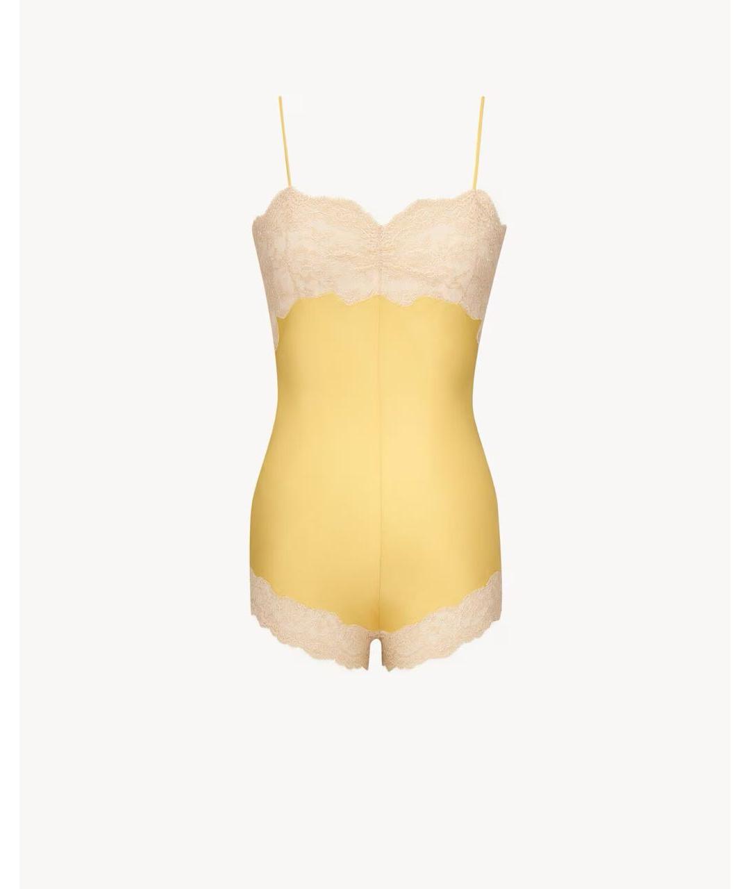 SAINT LAURENT Желтый комбинезон, фото 4