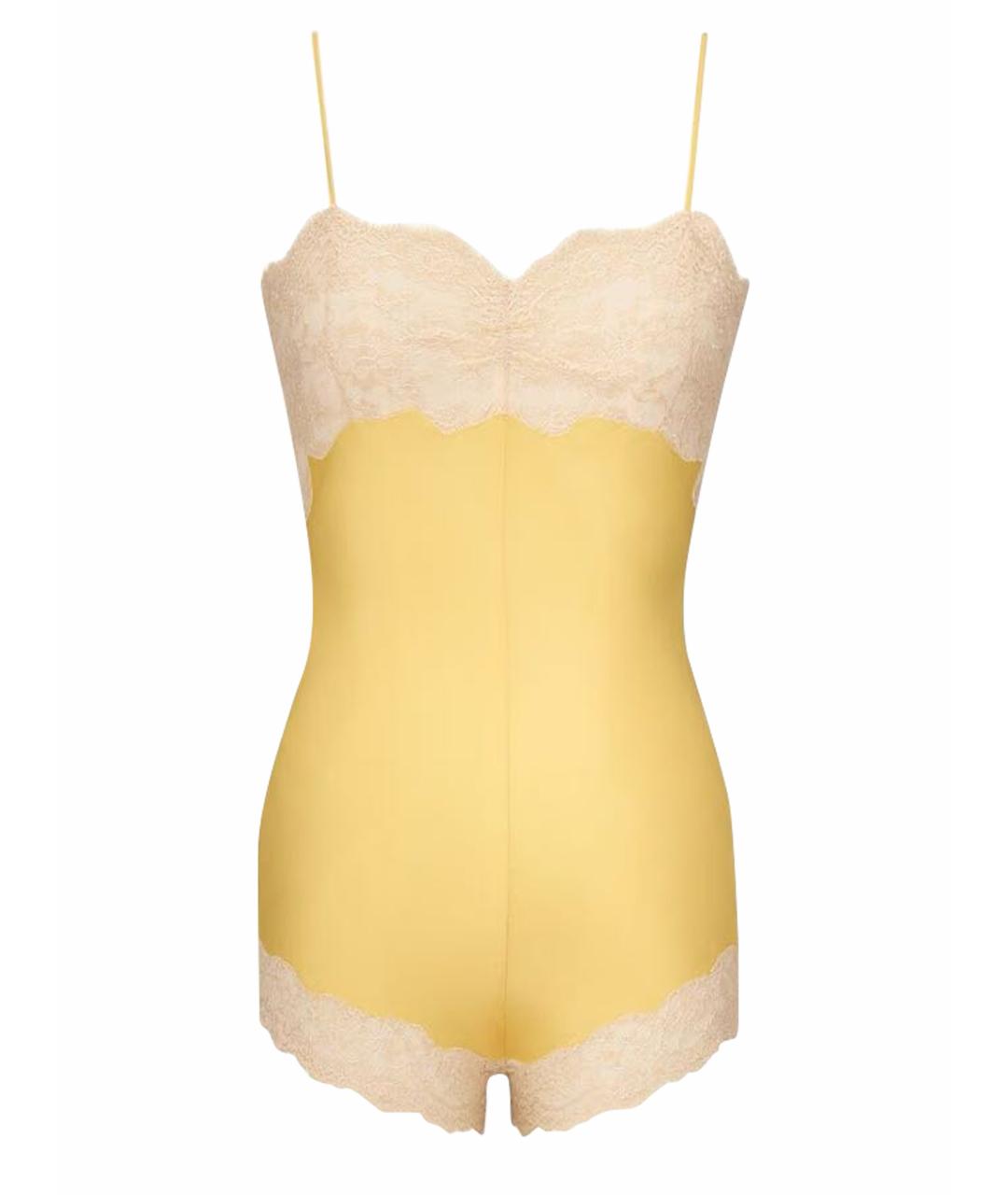 SAINT LAURENT Желтый комбинезон, фото 1