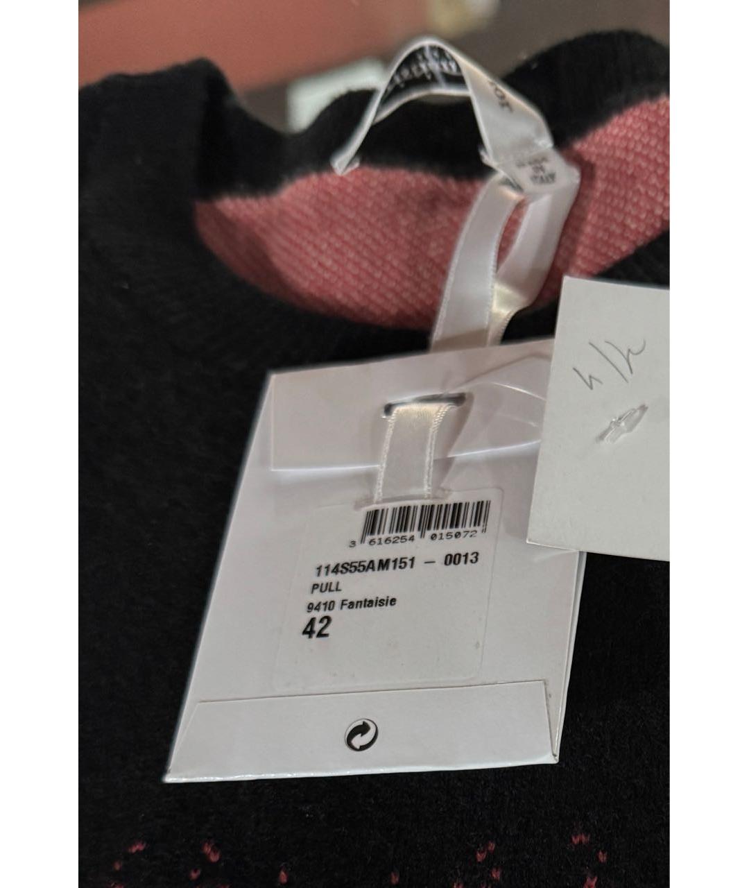 CHRISTIAN DIOR Черный кашемировый джемпер / свитер, фото 3