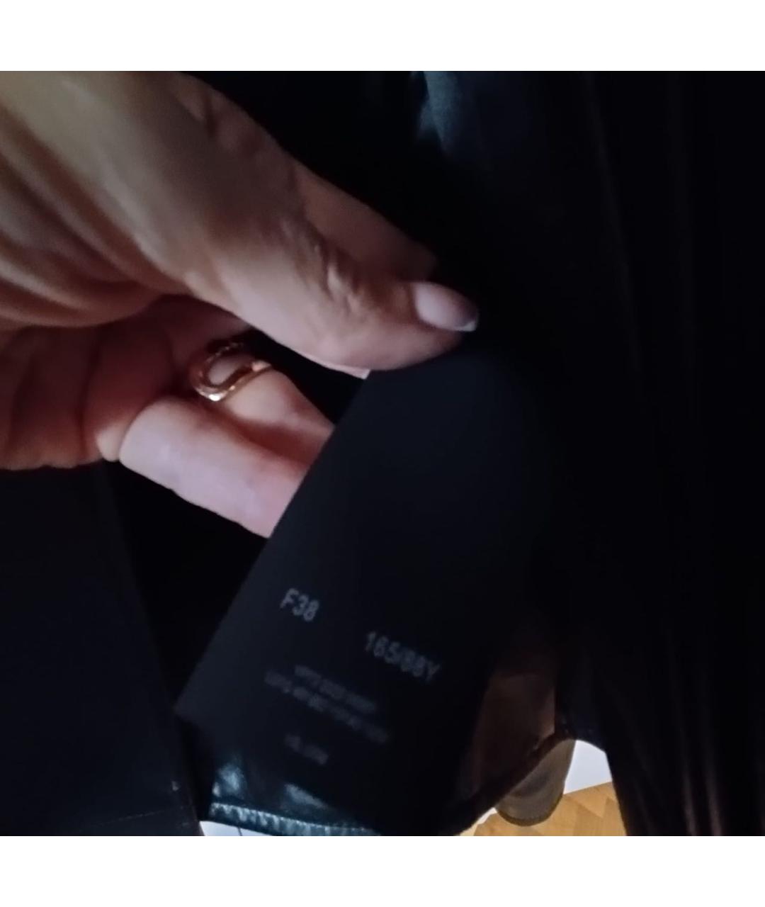 SAINT LAURENT Черная кожаная куртка, фото 5