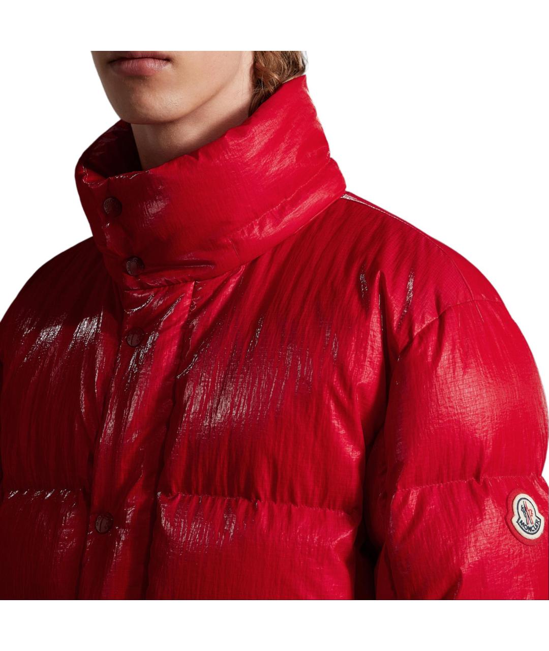MONCLER Красный пуховик, фото 5