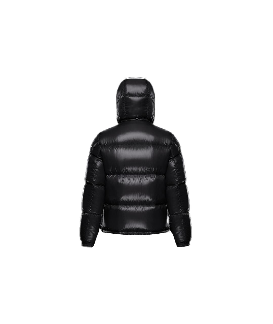 MONCLER Черный пуховик, фото 2
