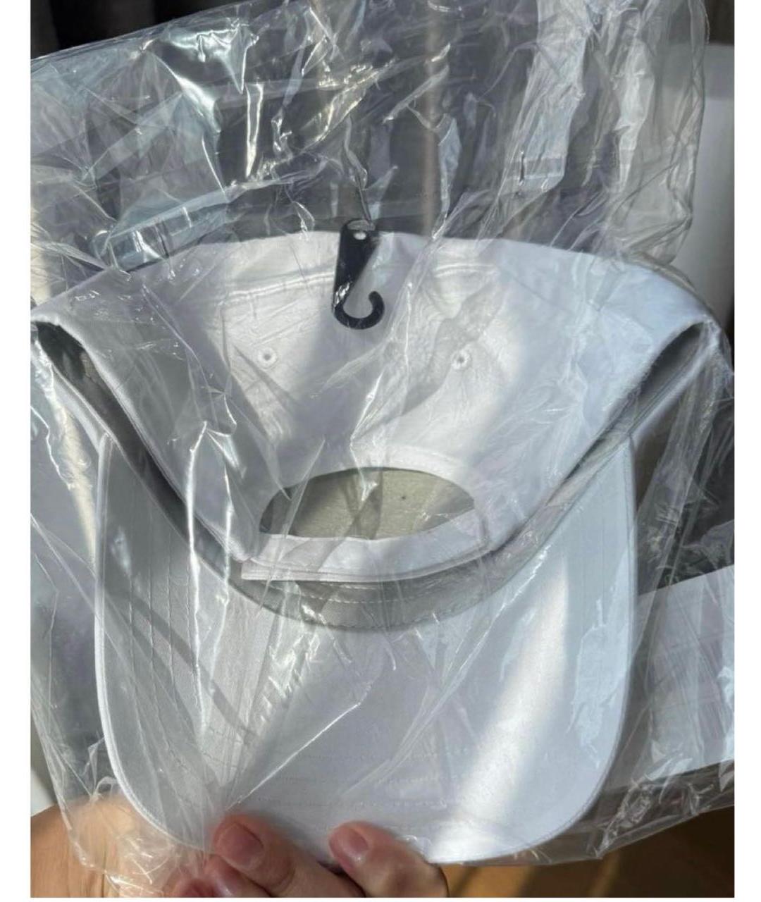 ALO YOGA Белая хлопковая кепка, фото 7