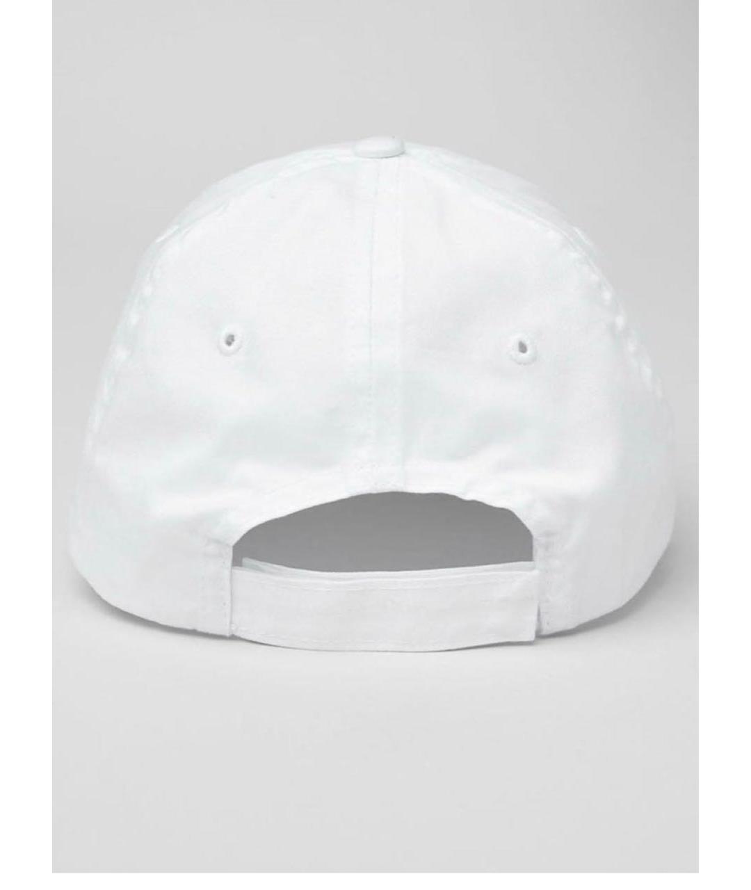 ALO YOGA Белая хлопковая кепка, фото 3