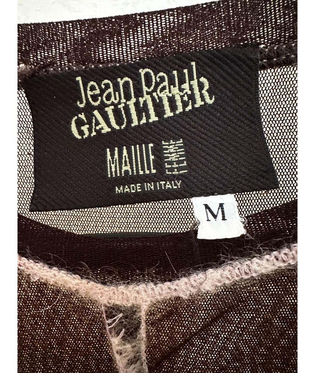 JEAN PAUL GAULTIER Черная полиамидовая майка, фото 3