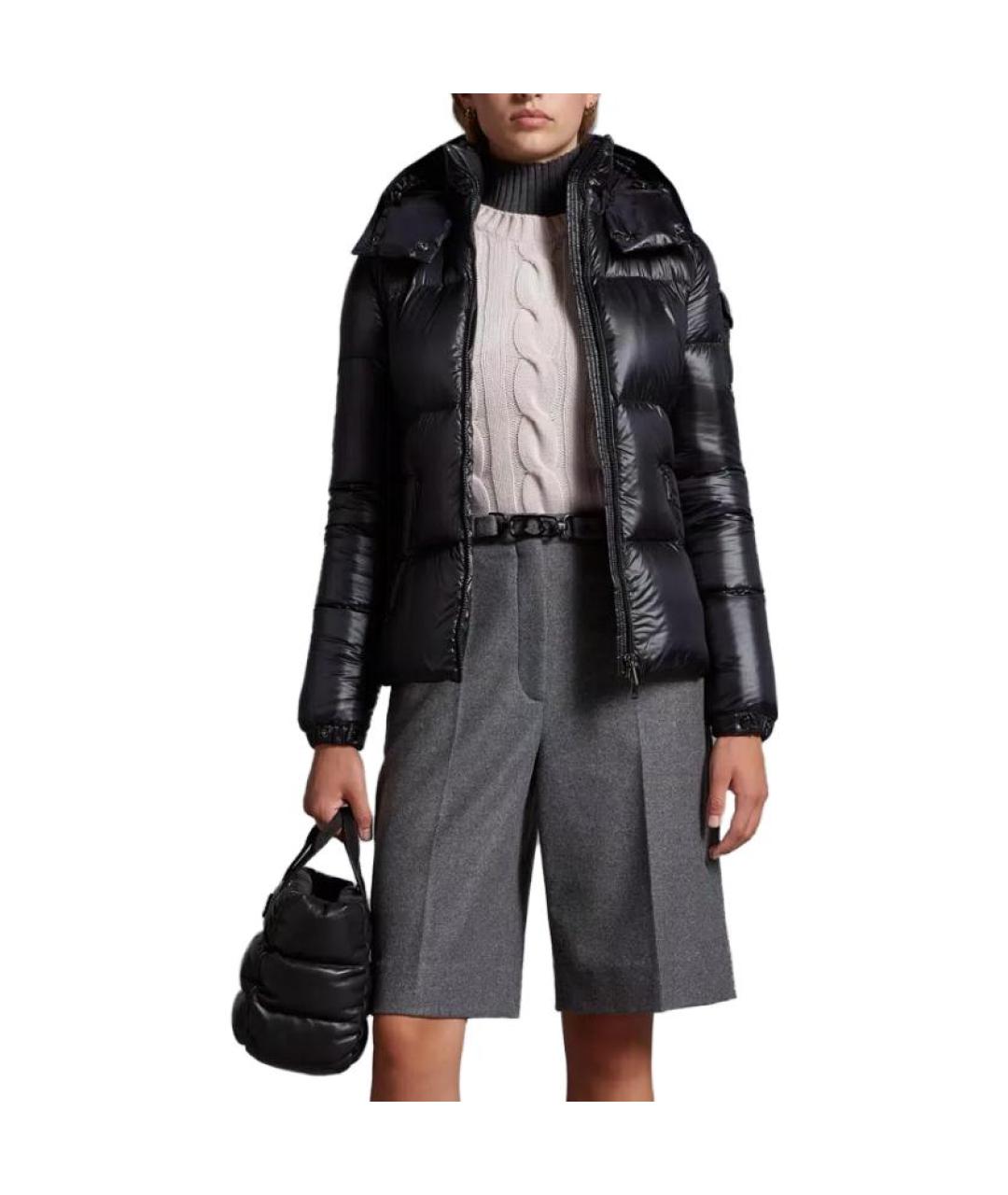 MONCLER Черный пуховик, фото 7