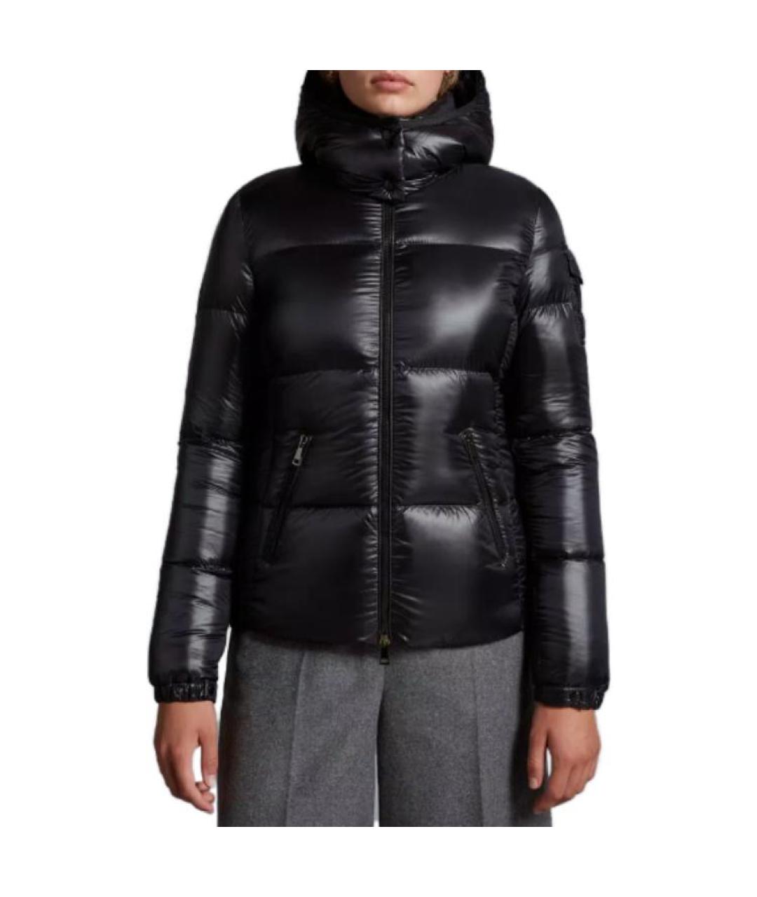 MONCLER Черный пуховик, фото 6