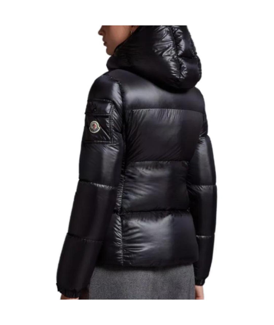 MONCLER Черный пуховик, фото 5
