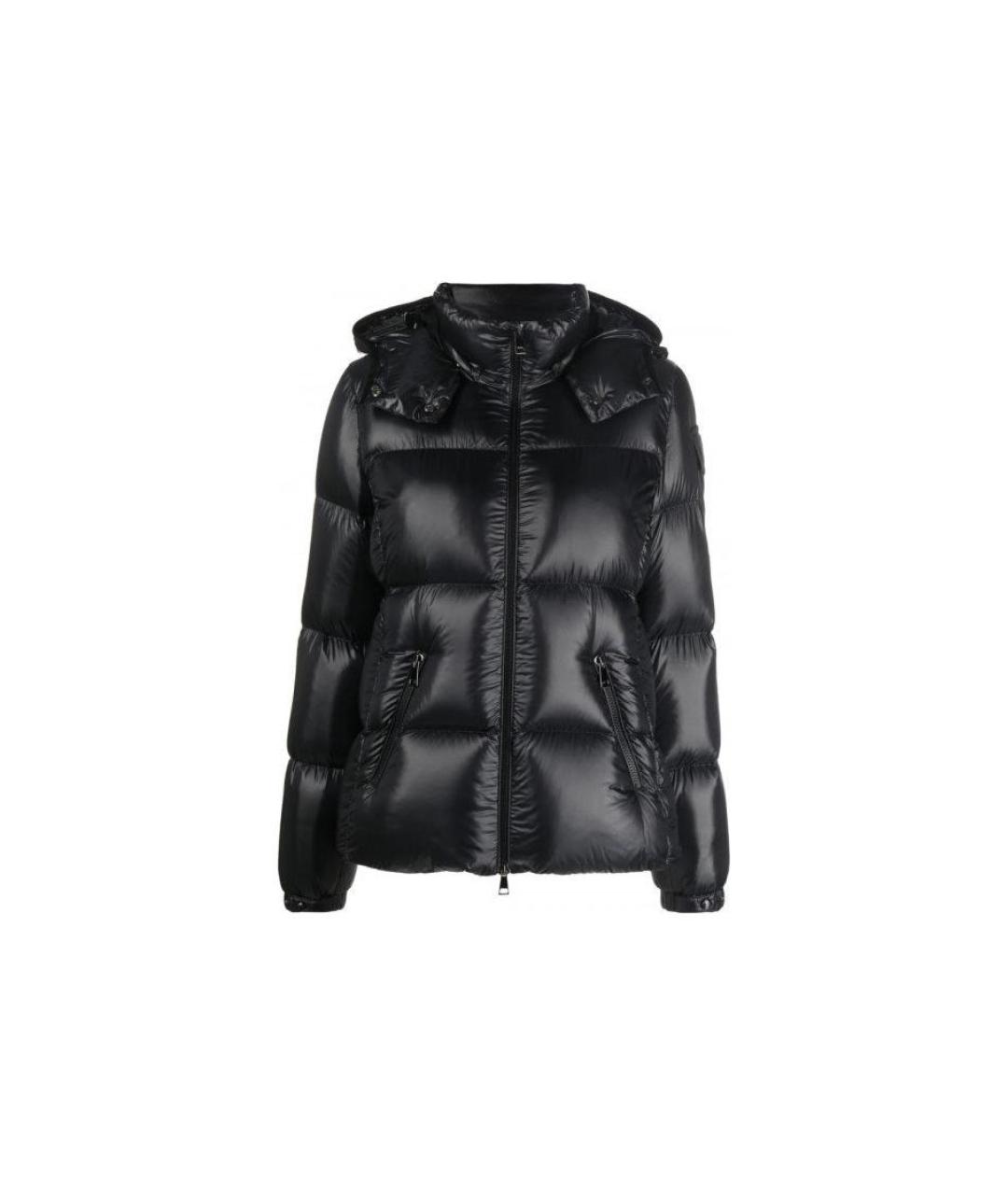 MONCLER Черный пуховик, фото 1