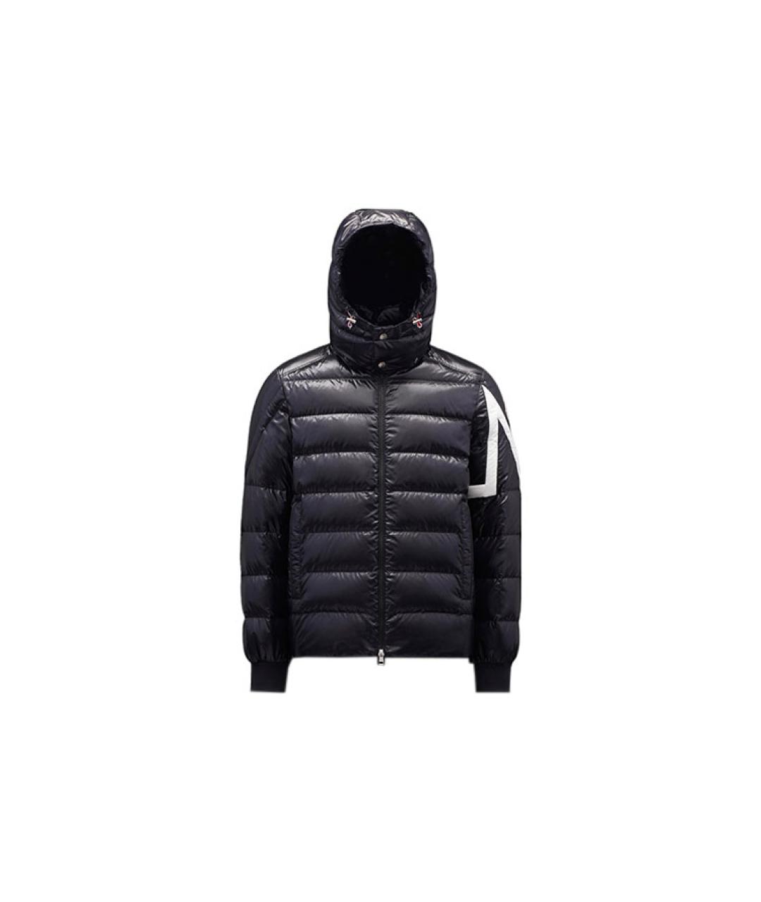 MONCLER Черный пуховик, фото 5